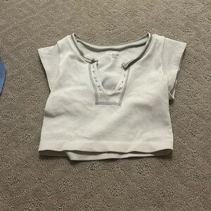 Out From Under Go For Gold Seamless Top, XS/S Ivory